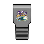 Holy Rollers cross logo Insulated Tumbler | Rolling in His Promises wave design Tumbler