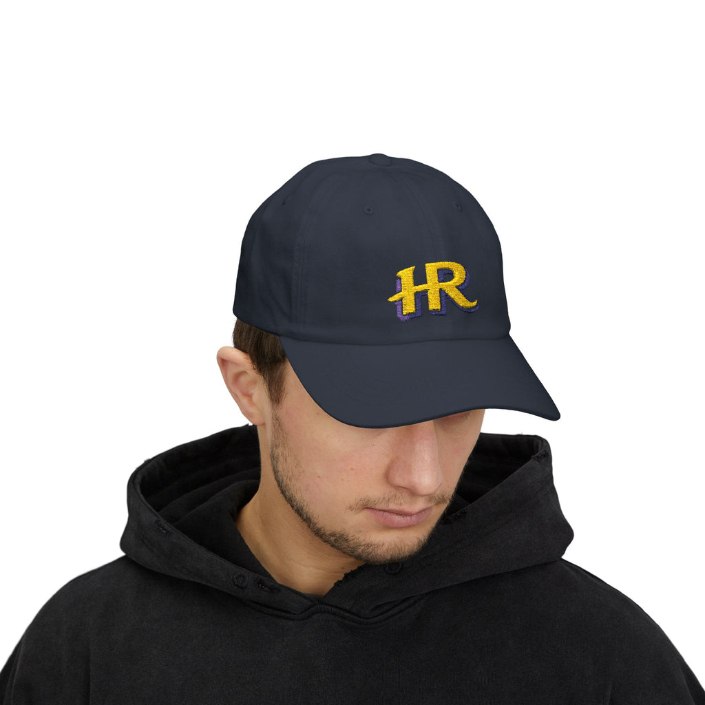 Holy Rollers Christian apparel thumbnail: Embroidered Holy Rollers HR Baseball Dad Cap — Adjustable Classic Dad Hat