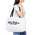 Holy Rollers Weekender Tote Bag | Rolling in His Promises Scripture Wave