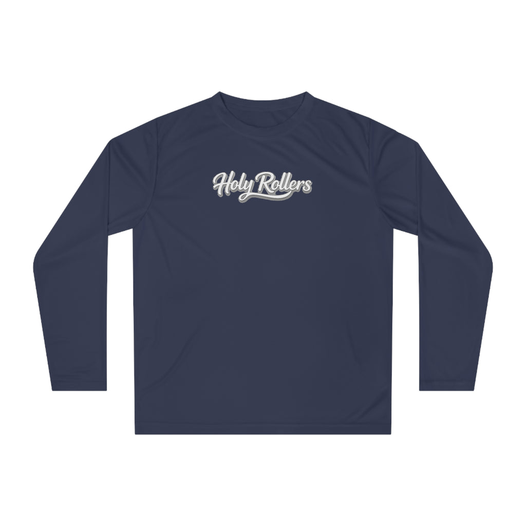 Holy Rollers Christian apparel thumbnail: Holy Rollers Performance Long Sleeve — "Light of the World" Christian Shirt