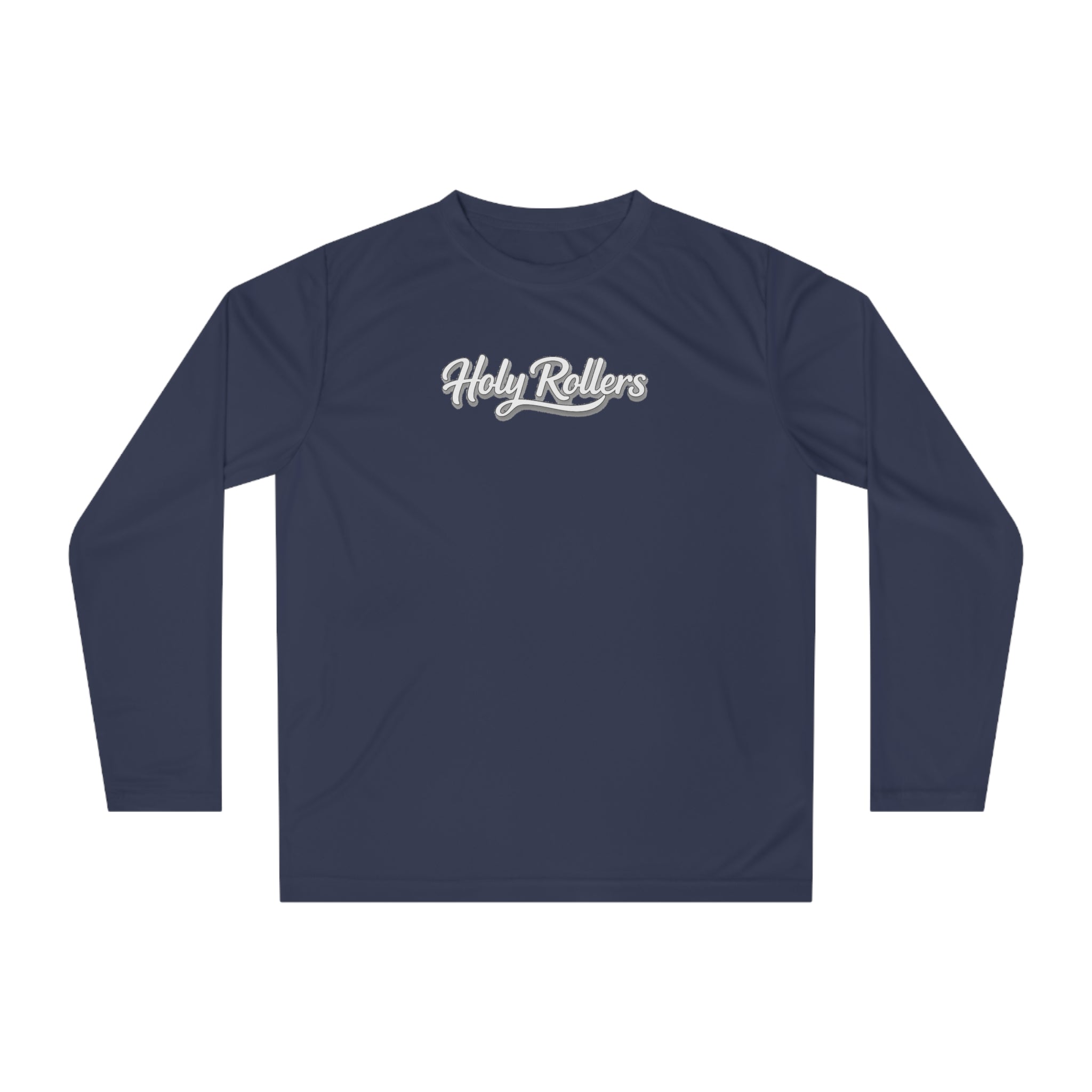Holy Rollers Christian apparel: Holy Rollers Performance Long Sleeve — "Light of the World" Christian Shirt