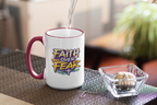 Holy Roller "Faith Over Fear" Logo Mug | Accent Rim & Handle