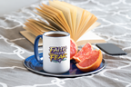 Holy Roller "Faith Over Fear" Logo Mug | Accent Rim & Handle