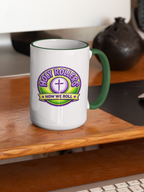 Holy Roller "Walk By Faith"  Logo Mug | Accent Rim & Handle