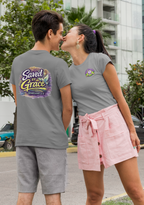 Holy Rollers Saved by Grace faith tee | Colorful Uplifting Gospel T-shirt