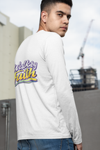 Holy Rollers graphic long sleeve tee | Walk by Faith design