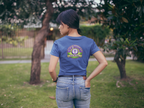 Holy Rollers word-logo t-shirt | Holy Rollers How We Roll V-neck