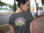 Holy Rollers word-logo t-shirt | Holy Rollers How We Roll V-neck
