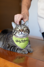 Clip-on Pet Bandana — "Holy Rollers" Neon Dog & Cat Neck Scarf