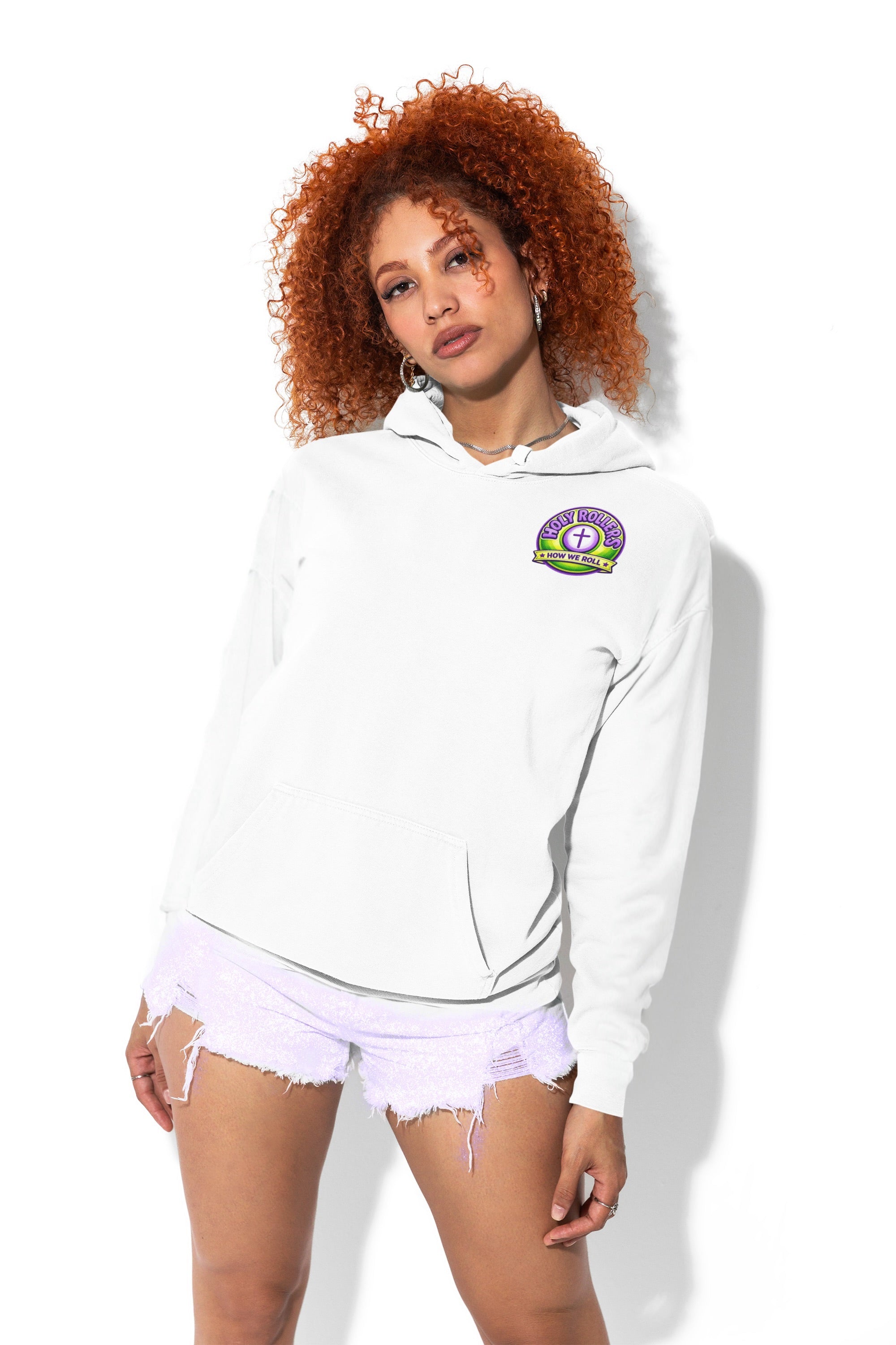Holy Rollers Christian apparel: Faith Over Fear Hoodie — Holy Rollers Inspirational Pullover