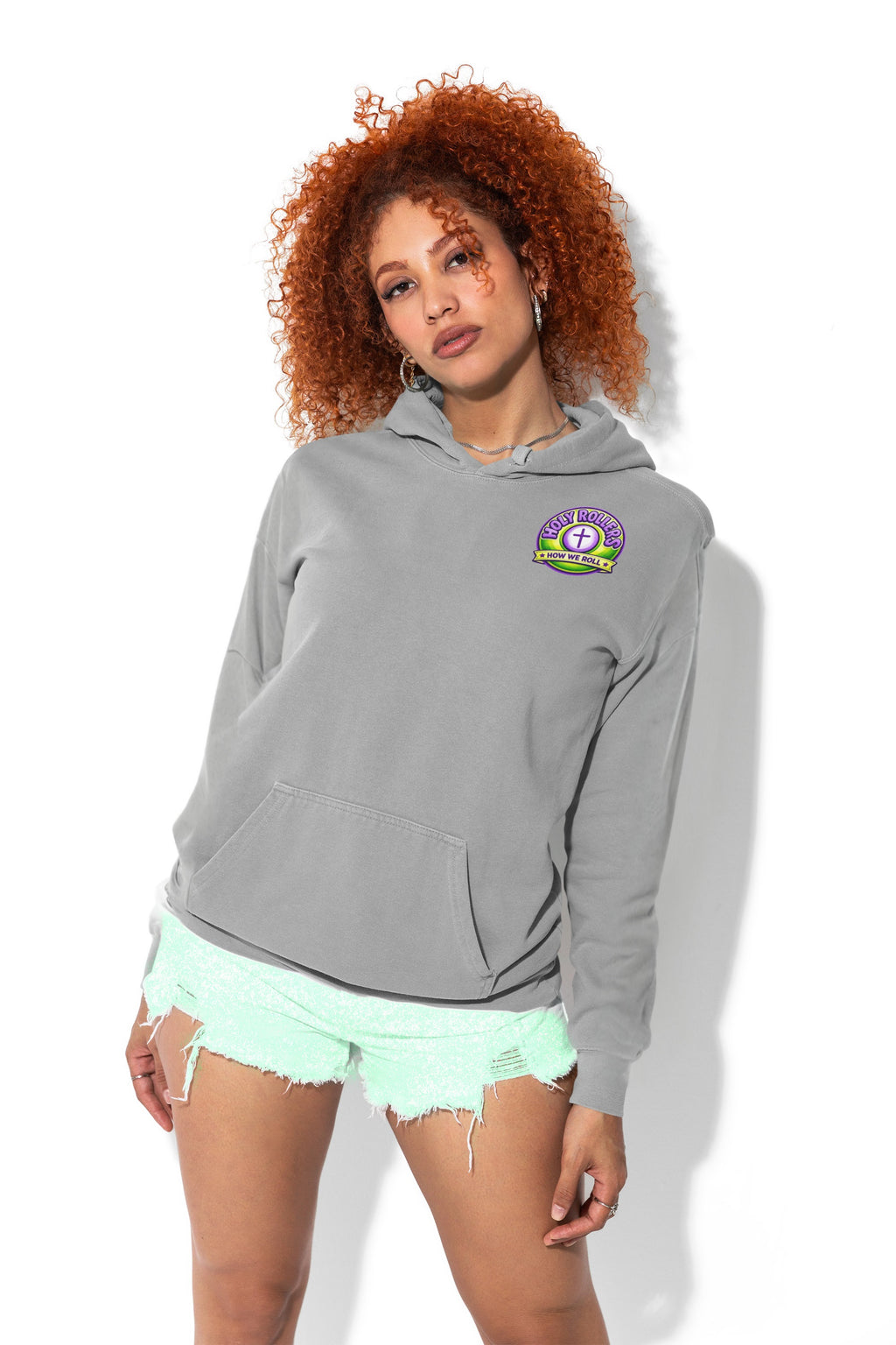 Holy Rollers Christian apparel thumbnail: Faith Over Fear Hoodie — Holy Rollers Inspirational Pullover