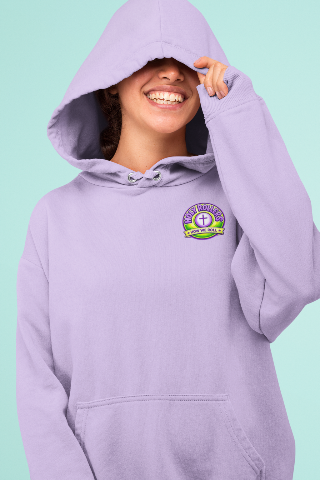 Holy Rollers Christian apparel thumbnail: Faith Over Fear Hoodie — Holy Rollers Inspirational Pullover