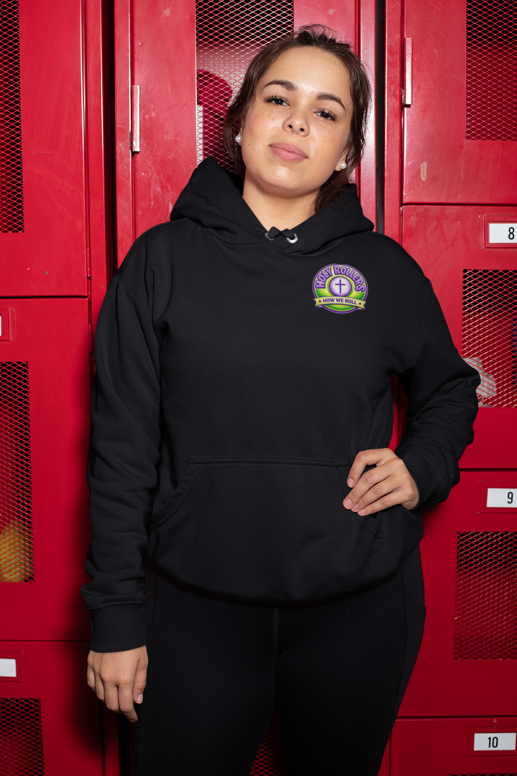 Holy Rollers Christian apparel thumbnail: Faith Over Fear Hoodie — Holy Rollers Inspirational Pullover