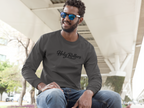Holy Rollers Performance Long Sleeve — "Not Perfect Just Forgiven" Beach Christian Shirt