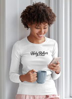 Holy Rollers Performance Long Sleeve — "Not Perfect Just Forgiven" Beach Christian Shirt
