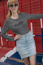 Holy Rollers Performance Long Sleeve — "Not Perfect Just Forgiven" Beach Christian Shirt