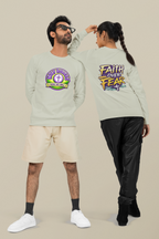 Faith Over Fear Long Sleeve Tee — "How We Roll" Holy Rollers Christian Shirt