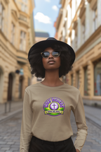 Faith Over Fear Long Sleeve Tee — "How We Roll" Holy Rollers Christian Shirt
