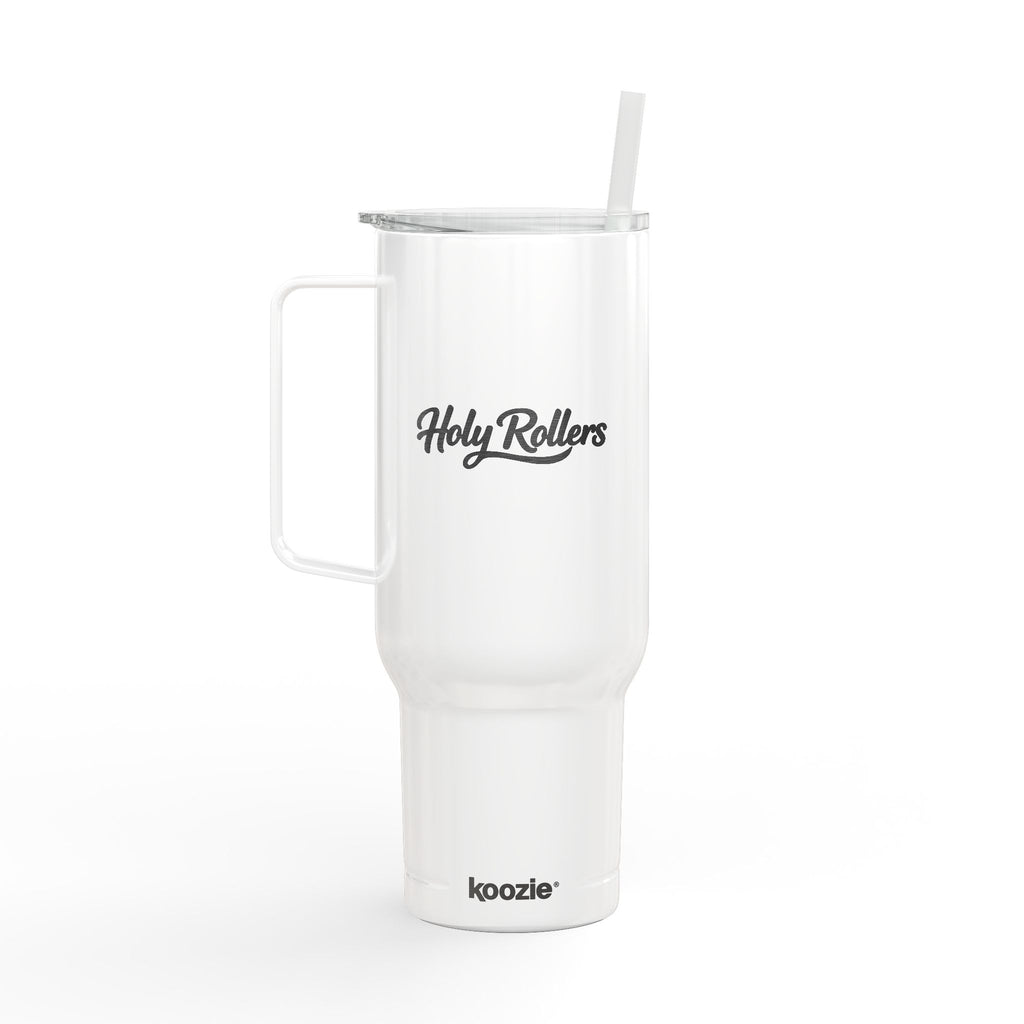 Holy Rollers Christian apparel thumbnail: Holy Reign Script Logo Tumbler | 40oz Insulated Travel Mug