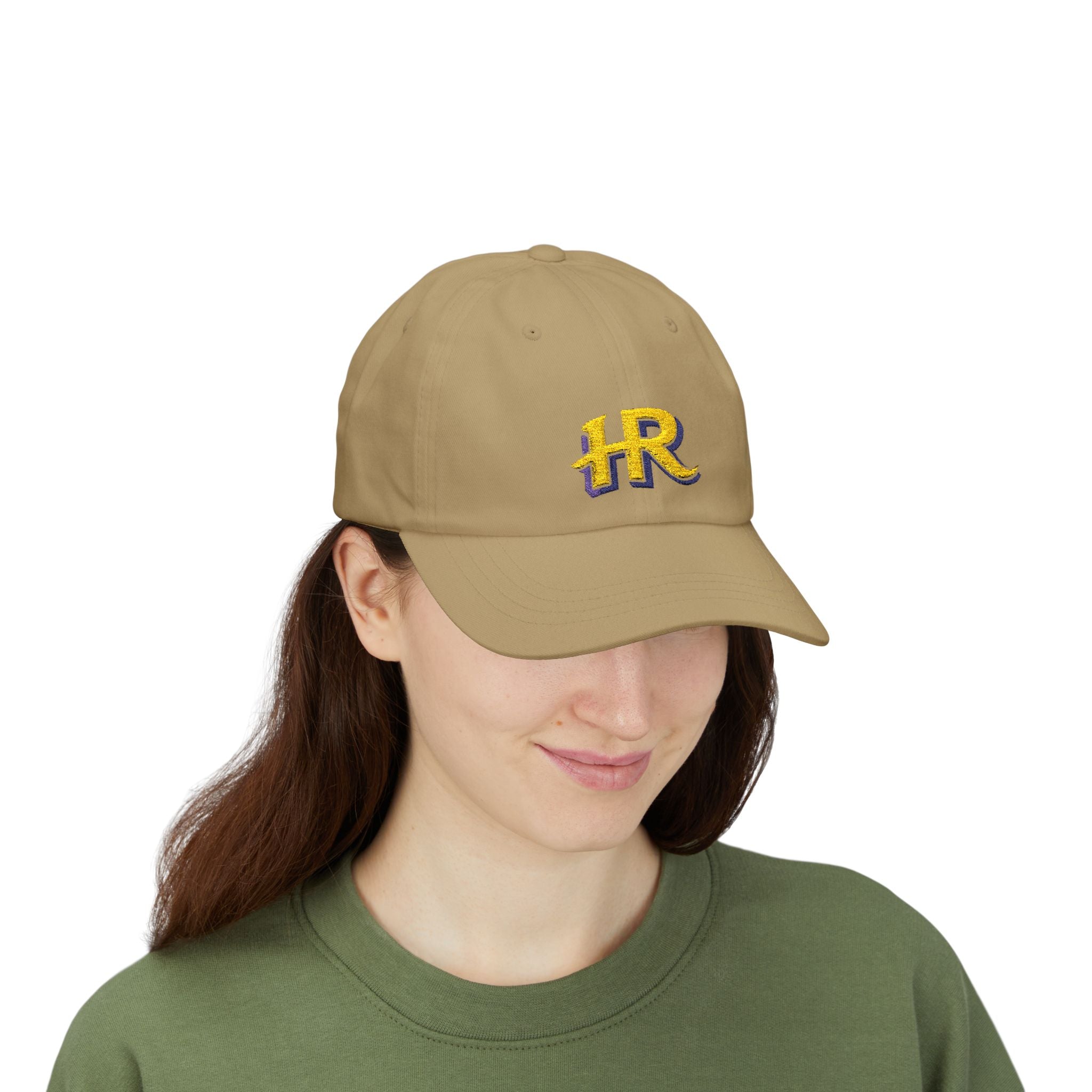 Holy Rollers Christian apparel: Embroidered Holy Rollers HR Baseball Dad Cap — Adjustable Classic Dad Hat