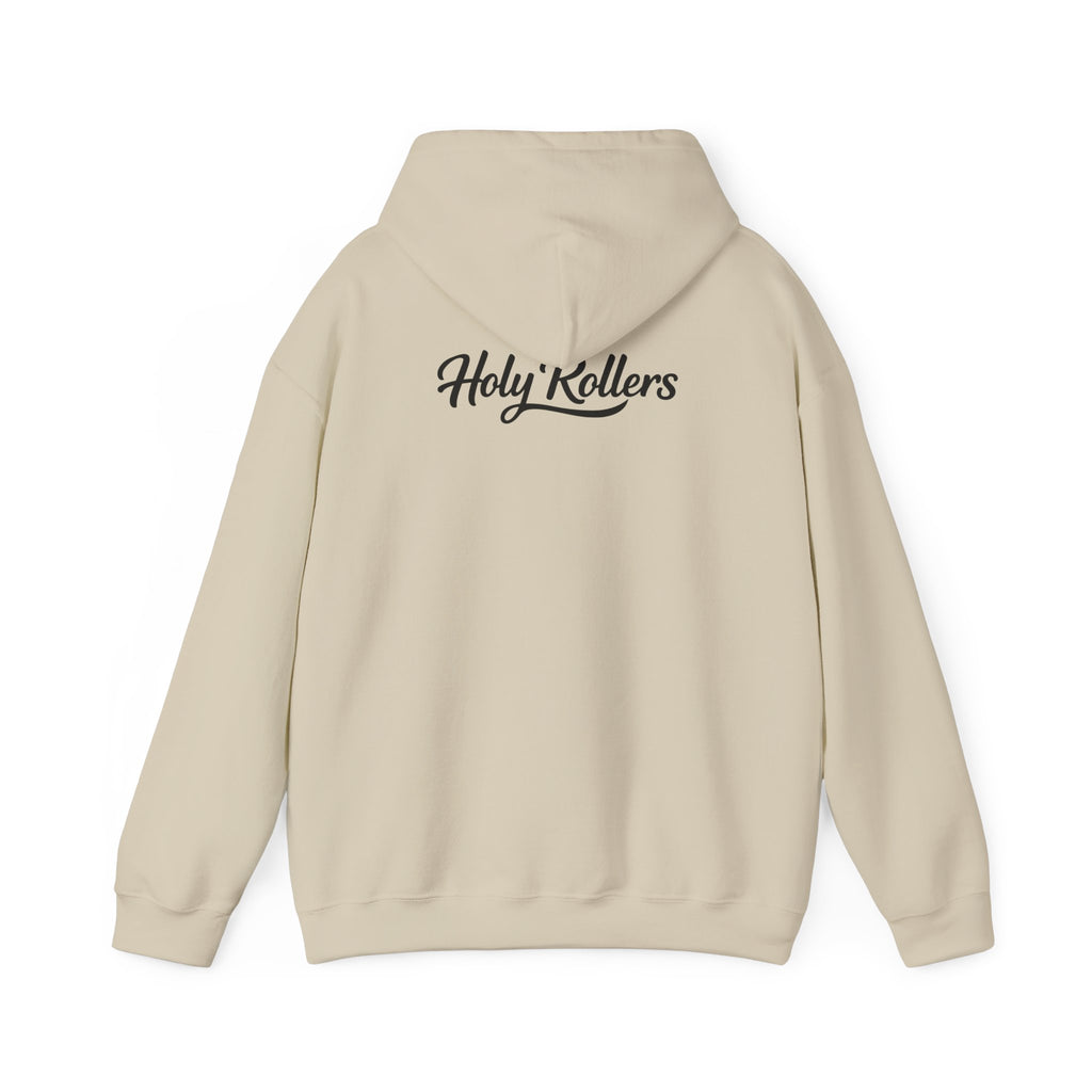 Holy Rollers Christian apparel thumbnail: Holy Rollers faith walking design Hoodie | How We Roll gospel sweatshirt