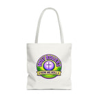 Christian Tote Bag — "Walk by Faith" / "Holy Rollers" Inspirational Canvas Tote