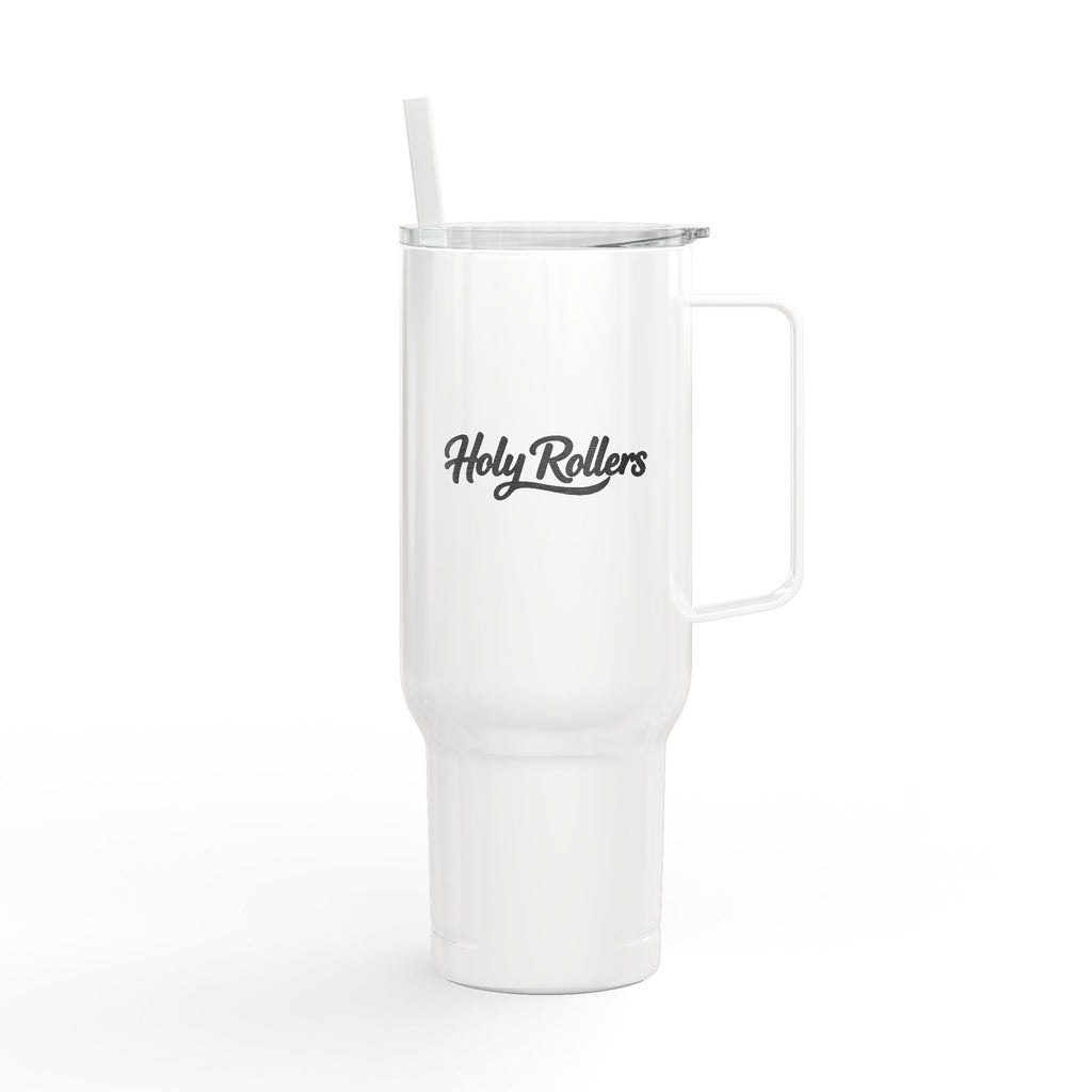 Holy Rollers Christian apparel thumbnail: Holy Reign Script Logo Tumbler | 40oz Insulated Travel Mug