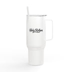 Holy Reign Script Logo Tumbler | 40oz Insulated Travel Mug
