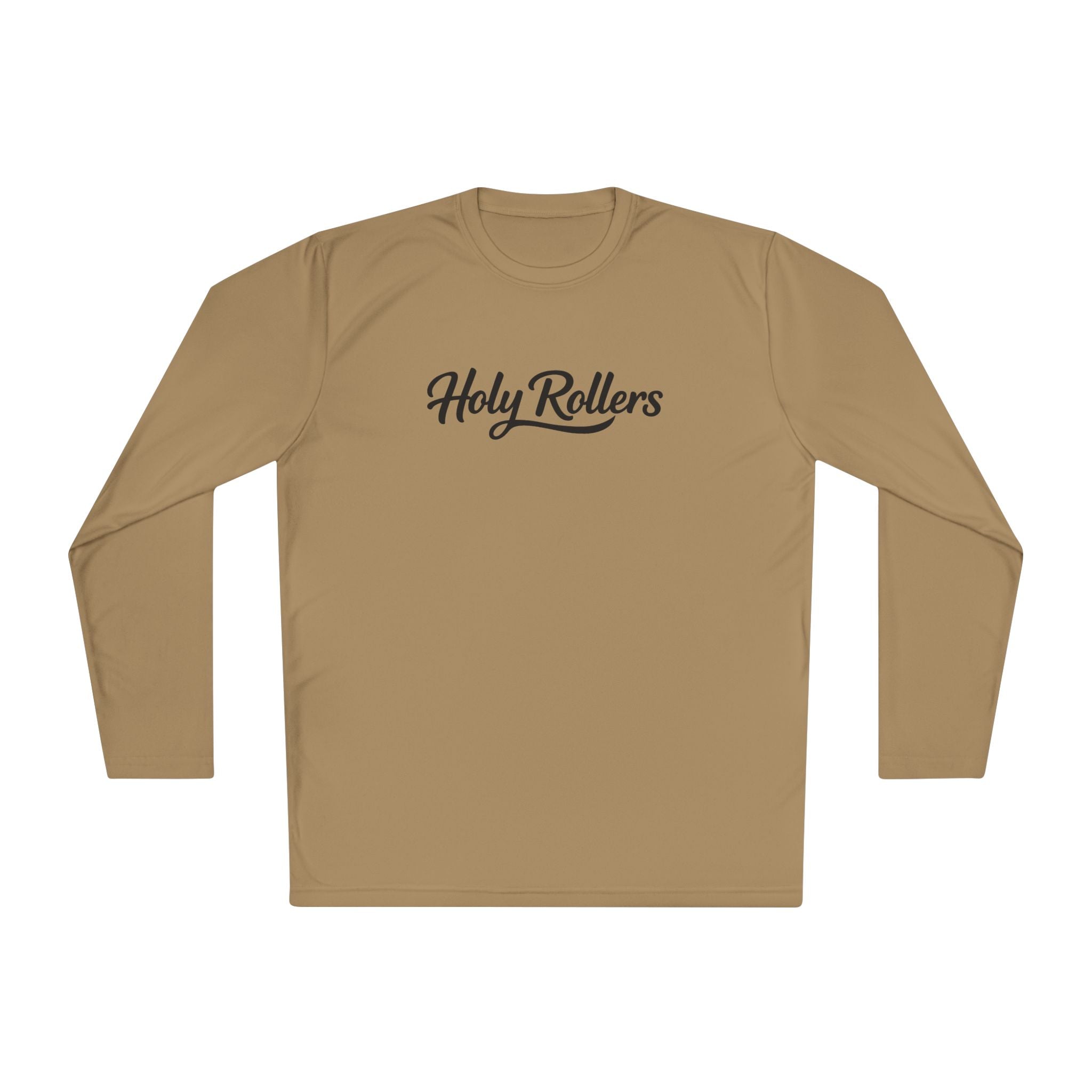 Holy Rollers Christian apparel: Holy Rollers graphic long sleeve tee | Walk by Faith design