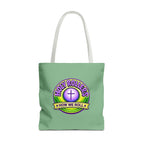 Christian Tote Bag — "Rolling in His Promises" / Holy Rollers Design