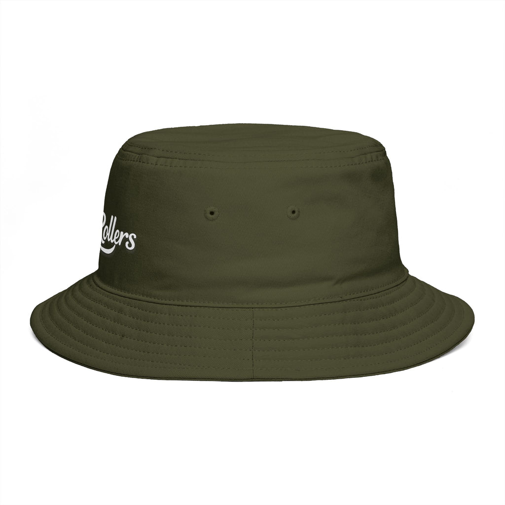 Holy Rollers Christian apparel thumbnail: Holy Rollers Embroidered Bucket Hat — Brown Casual Faith-Inspired Sun Hat