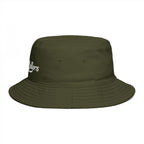 Holy Rollers Embroidered Bucket Hat — Brown Casual Faith-Inspired Sun Hat