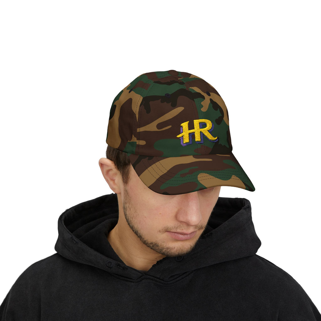 Holy Rollers Christian apparel thumbnail: Embroidered Holy Rollers HR Baseball Dad Cap — Adjustable Classic Dad Hat