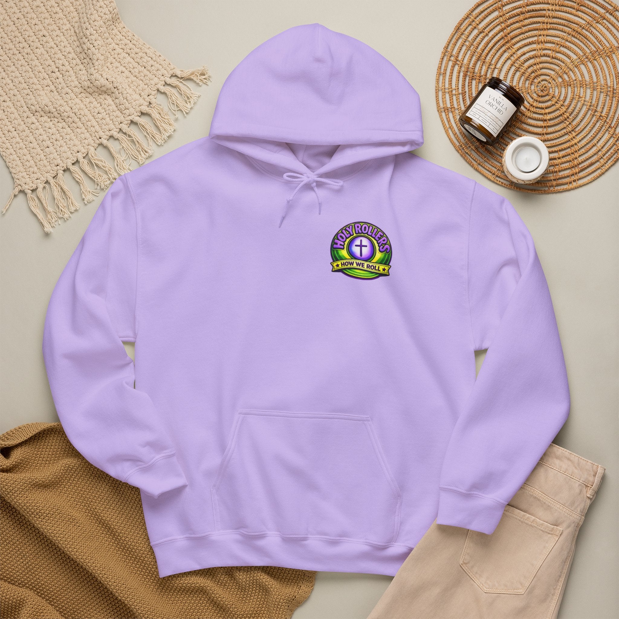 Holy Rollers Christian apparel: Faith Over Fear Hoodie — Holy Rollers Inspirational Pullover
