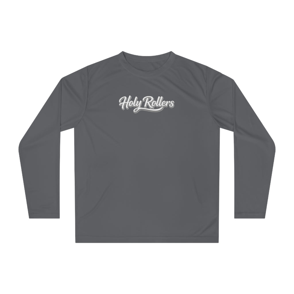 Holy Rollers Christian apparel thumbnail: Holy Rollers Performance Long Sleeve — "Light of the World" Christian Shirt