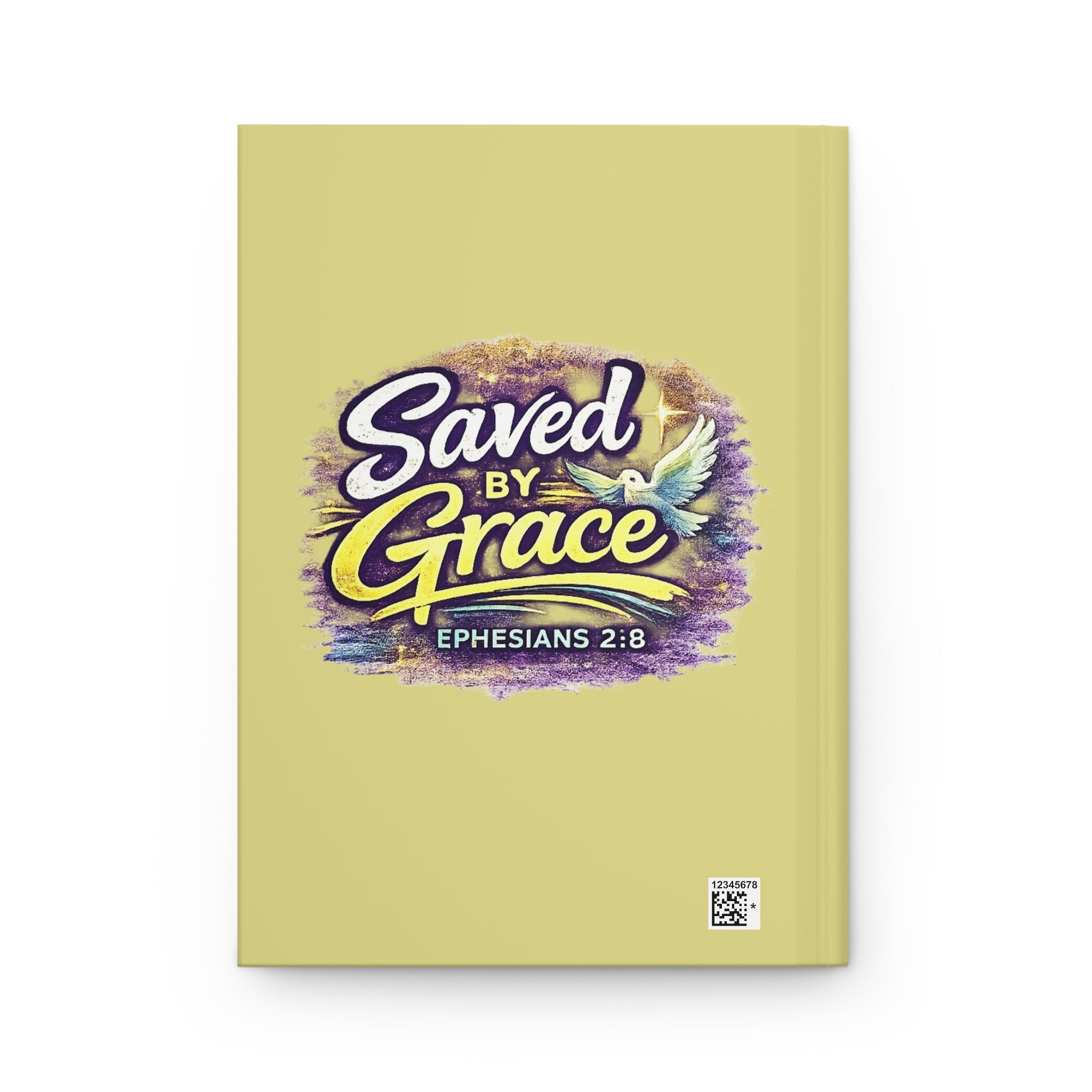 Holy Rollers Christian apparel: Christian Journal — "Saved By Grace" Hardcover Notebook (Holy Rollers Design)