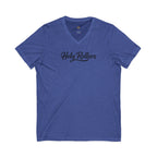 Holy Rollers word-logo t-shirt | Holy Rollers How We Roll V-neck