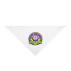 Pet Bandana — "Holy Rollers: How We Roll" Purple & Green Logo Dog Bandana