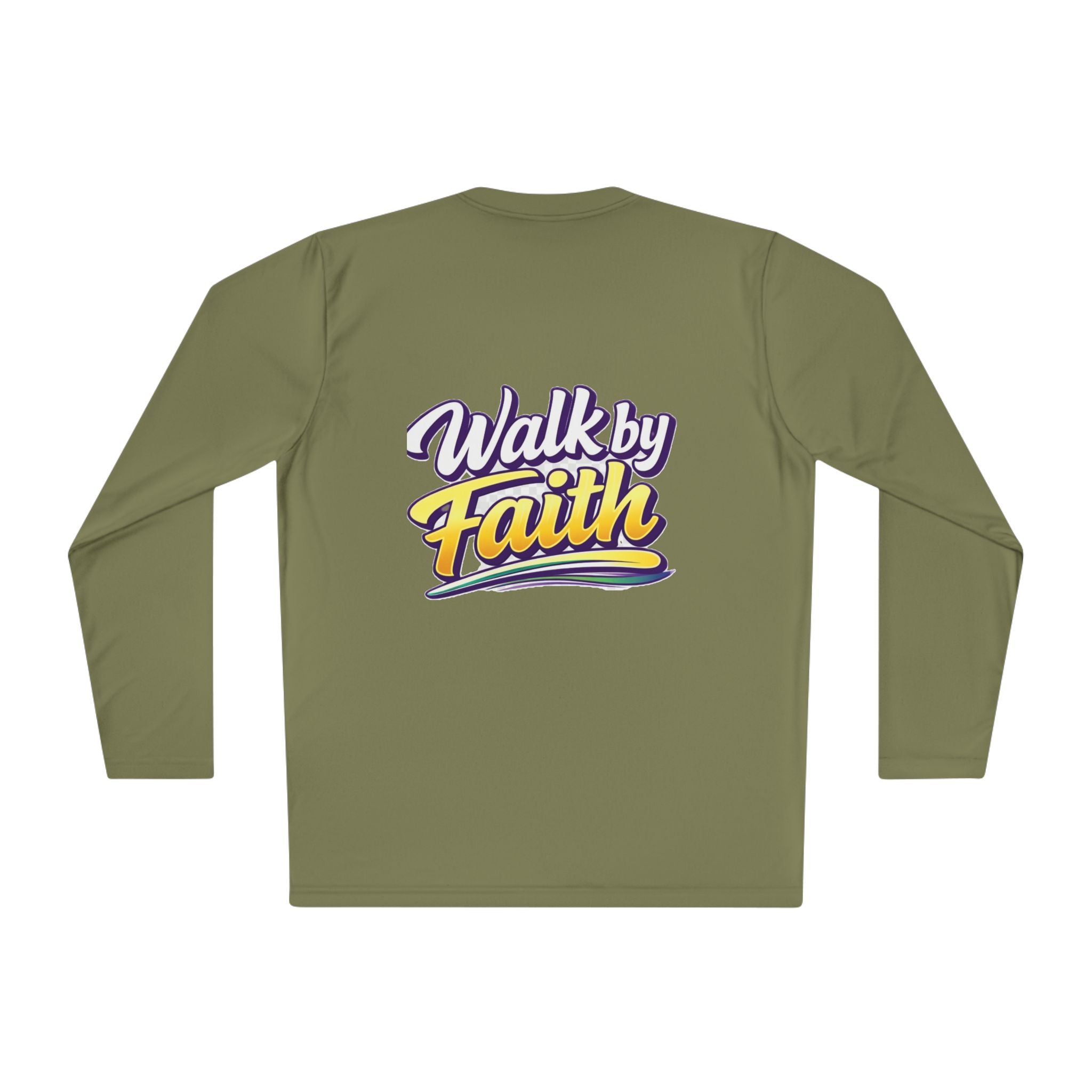 Holy Rollers Christian apparel: Holy Rollers graphic long sleeve tee | Walk by Faith design