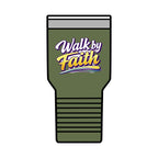 Holy Rollers cross logo Insulated Tumbler | Walk by Faith design Tumbler