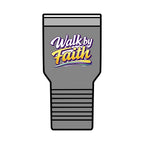 Holy Rollers cross logo Insulated Tumbler | Walk by Faith design Tumbler
