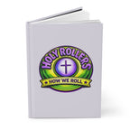 Christian Journal — "Be Strong & Courageous" Hardcover Notebook (Holy Rollers Design)