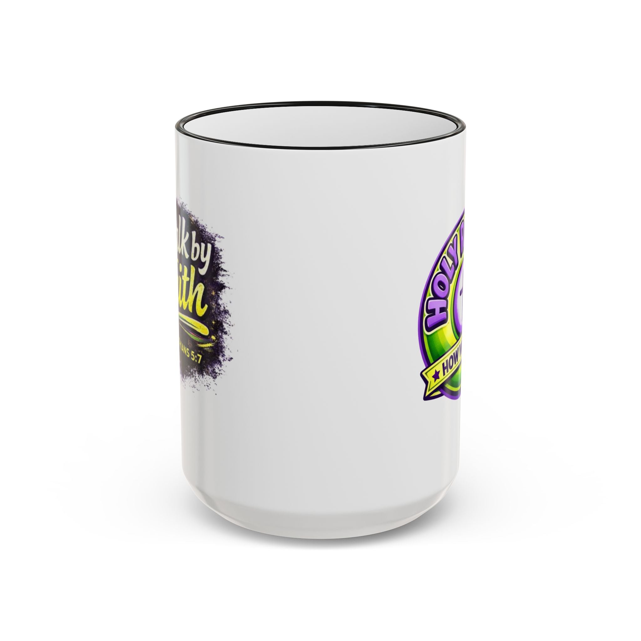 Holy Rollers Christian apparel: Holy Roller Howlbat Logo Mug | Accent Rim & Handle