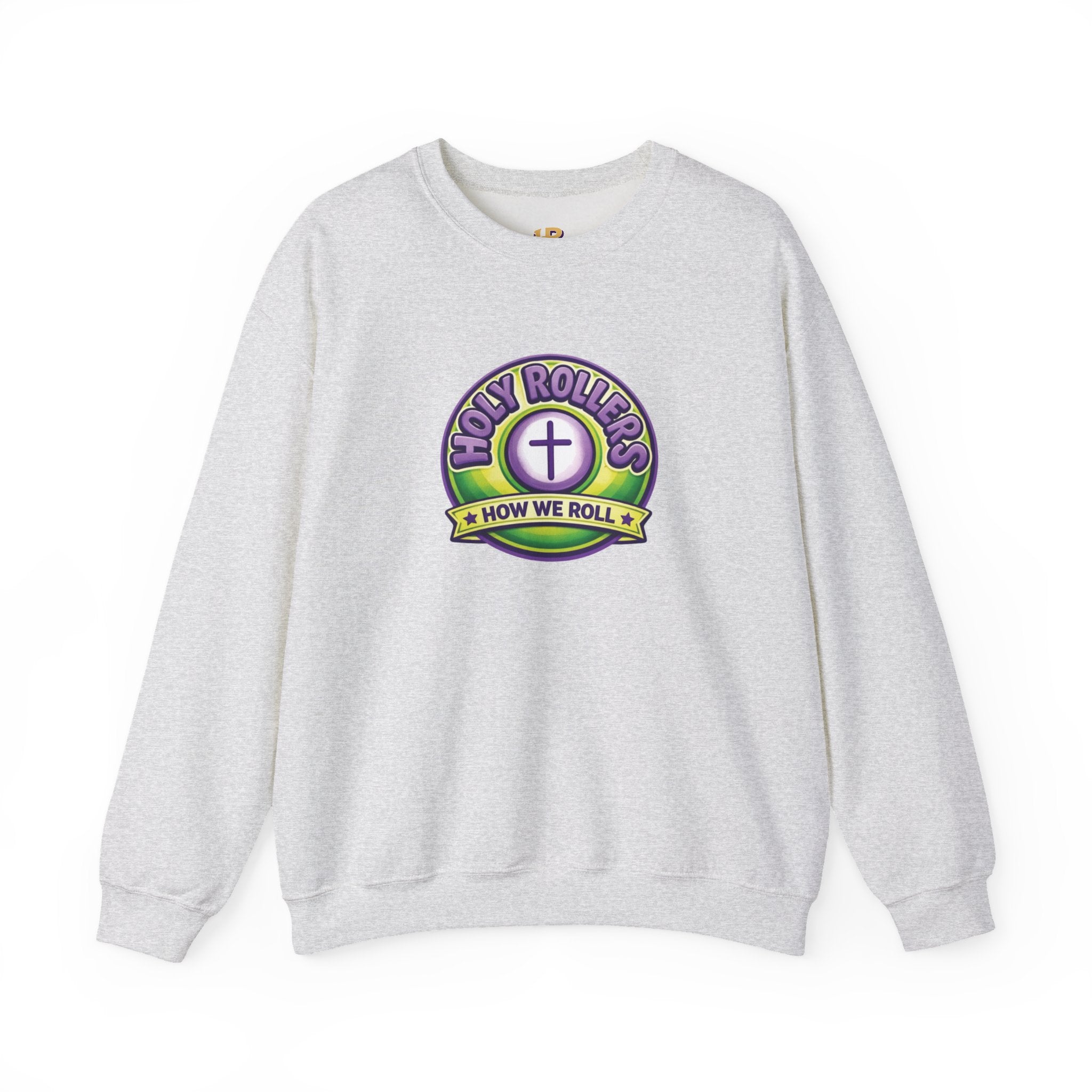 Holy Rollers Christian apparel: Holy Rollers How We Roll sweatshirt | Christian faith crewneck