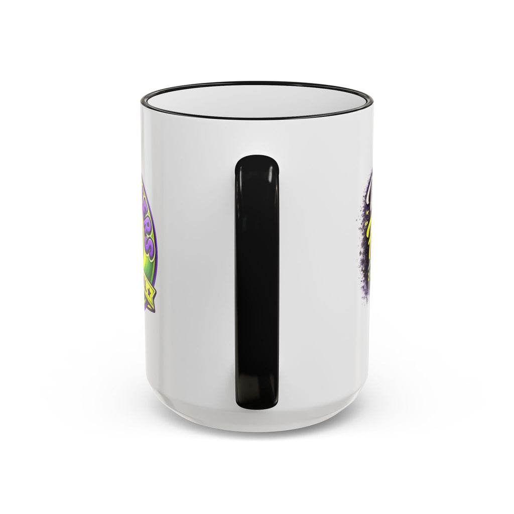 Holy Rollers Christian apparel thumbnail: Holy Roller Howlbat Logo Mug | Accent Rim & Handle