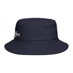 Holy Rollers Embroidered Bucket Hat — Brown Casual Faith-Inspired Sun Hat