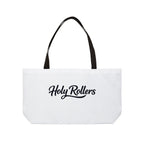 Holy Rollers Weekender Tote Bag | Rolling in His Promises Scripture Wave