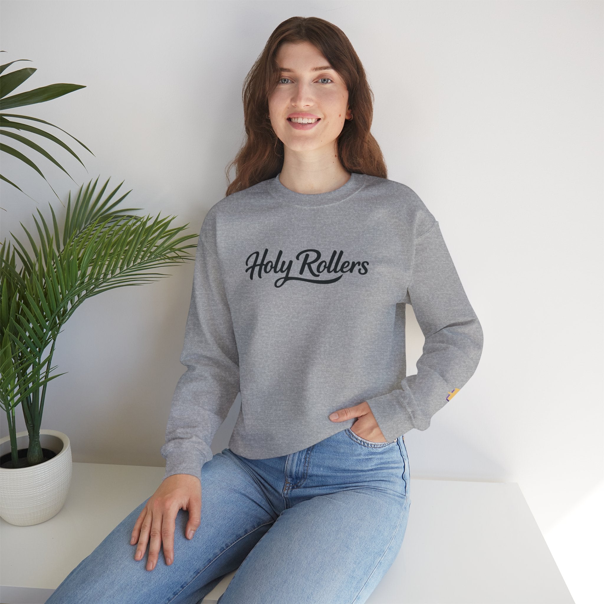 Holy Rollers Christian apparel: Holy Rollers Sweatshirt — "Made for the Tide, Called for the Kingdom" Christian Crewneck