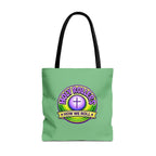 Christian Tote Bag — "Rolling in His Promises" / Holy Rollers Design