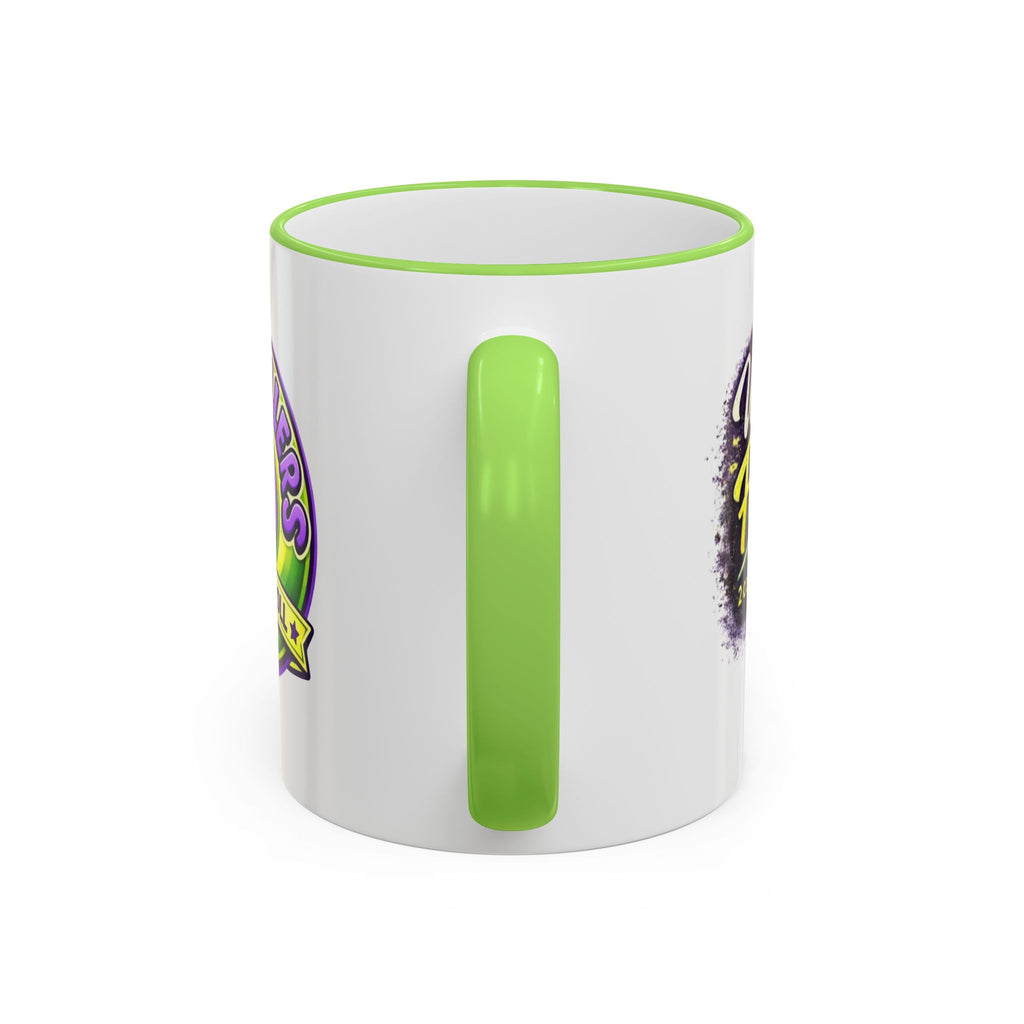 Holy Rollers Christian apparel thumbnail: Holy Roller Howlbat Logo Mug | Accent Rim & Handle